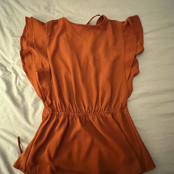 Rust Wrap Top - Picture 2 of 3